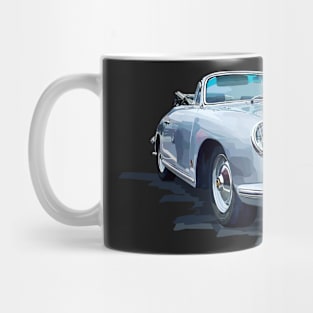 Classic Silver Porsche Mug